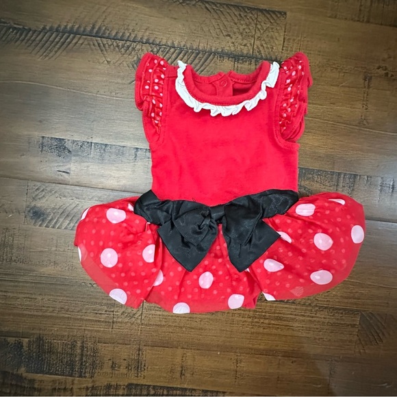disney parks Other - Disney‎ Parks Infant Minnie Mouse Outfit 0-3 Months Tutu One Piece Outfit